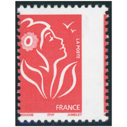 TIMBRE VARIÉTÉ MARIANNE PIQUAGE À CHEVAL N°3734 TIMBRE NEUF QUALITÉ LUXE
