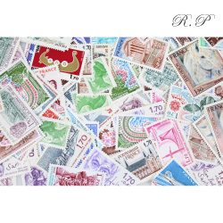 LOT DE 100 TIMBRES FRANCE NEUFS AFFRANCHISSEMENT 1,70 FRANCS, SOUS FACIALE