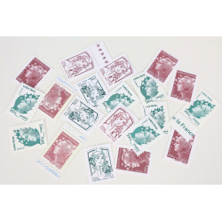 FRANCE LOT DE 20 TIMBRES A VALIDITÉS PERMANENTES POUR LETTRES 250G, VP MARIANNES