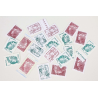 FRANCE LOT DE 20 TIMBRES A VALIDITÉS PERMANENTES POUR LETTRES 250G, VP MARIANNES