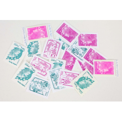 FRANCE LOT 20 TIMBRES A VALIDITÉS PERMANENTES POUR LETTRES 100G, VP MARIANNES