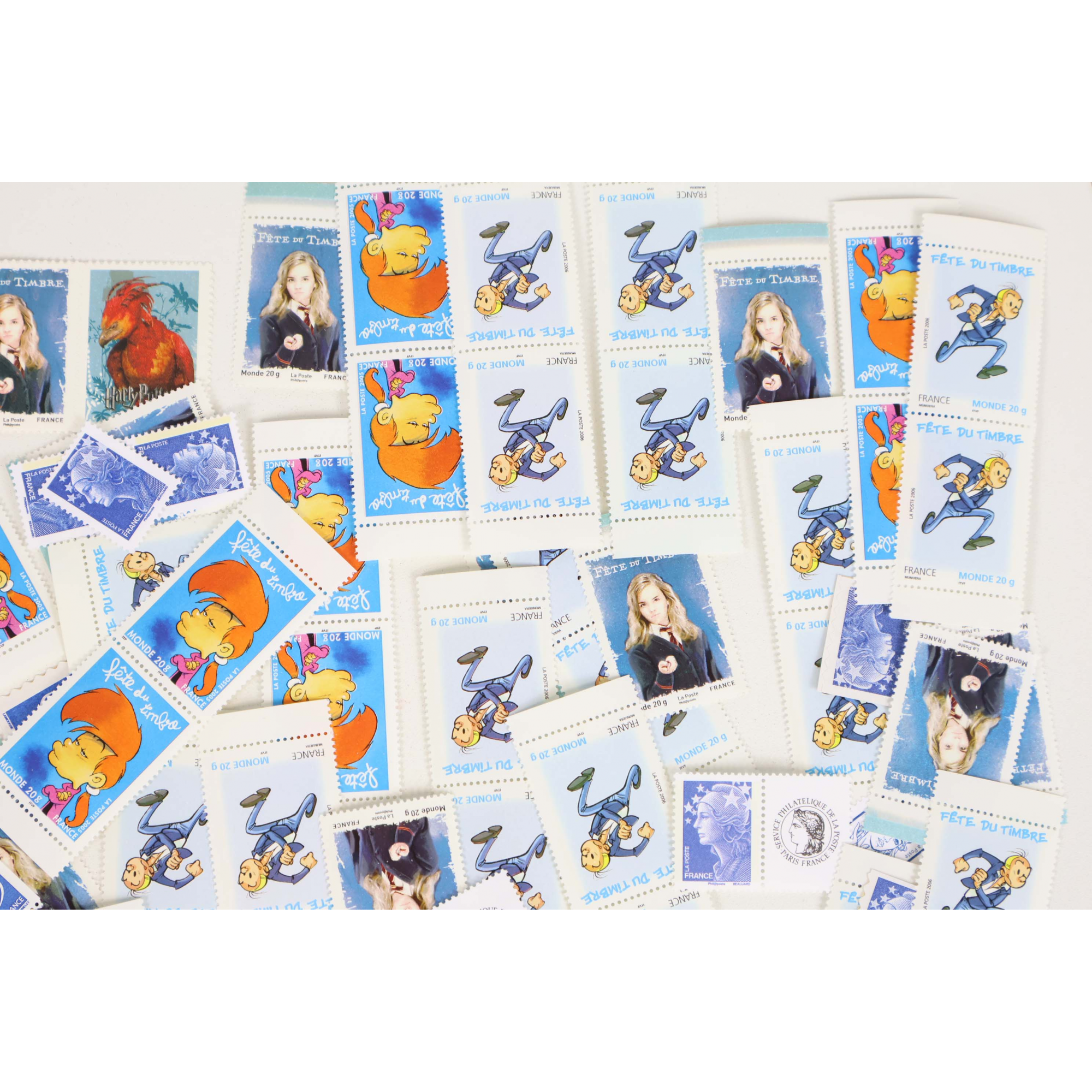 LOT DE 100 TIMBRES LETTRES MONDE / EUROPE 20G A VALIDITÉS PERMANENTES NEUFS
