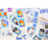 LOT DE 100 TIMBRES LETTRES MONDE / EUROPE 20G A VALIDITÉS PERMANENTES NEUFS