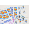 LOT DE 100 TIMBRES LETTRES MONDE / EUROPE 20G A VALIDITÉS PERMANENTES NEUFS