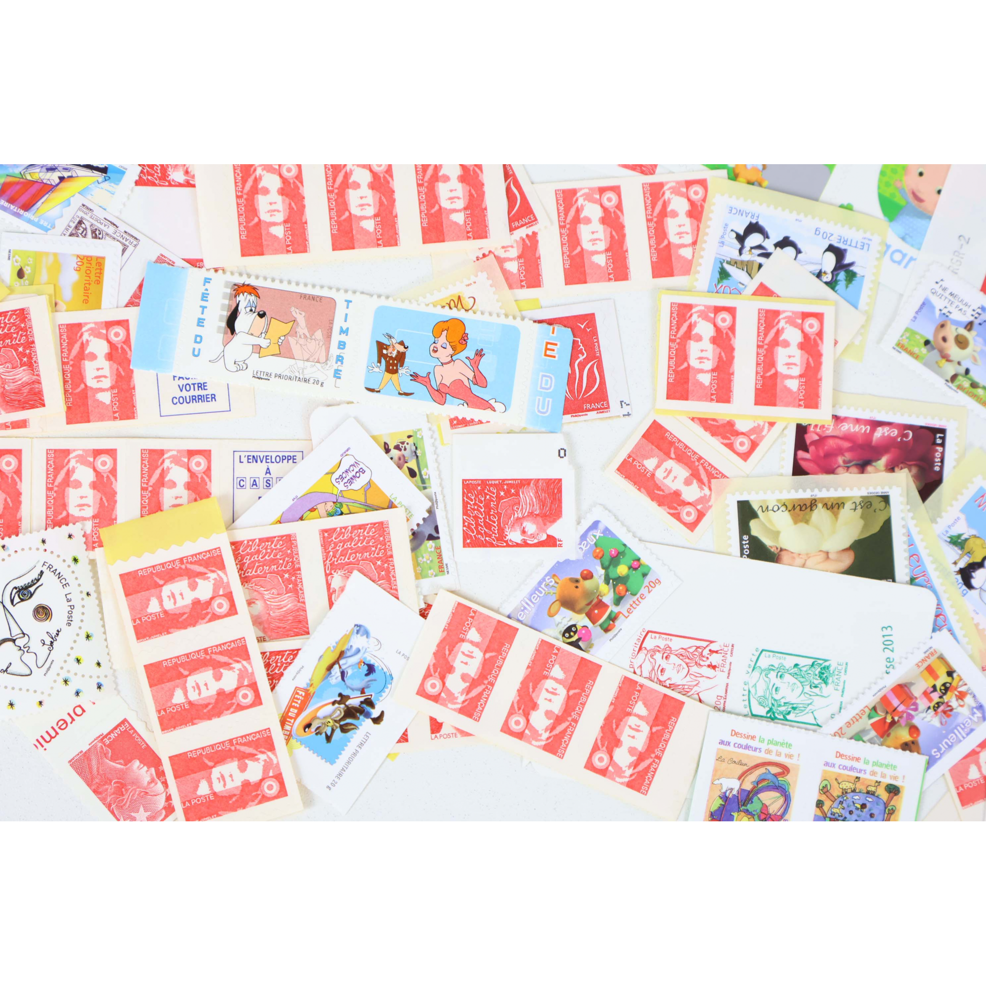 LOT DE 200 TIMBRES LETTRES 20G FRANCE A VALIDITÉ PERMANENTE, TVP POUR AFFRACNHIR