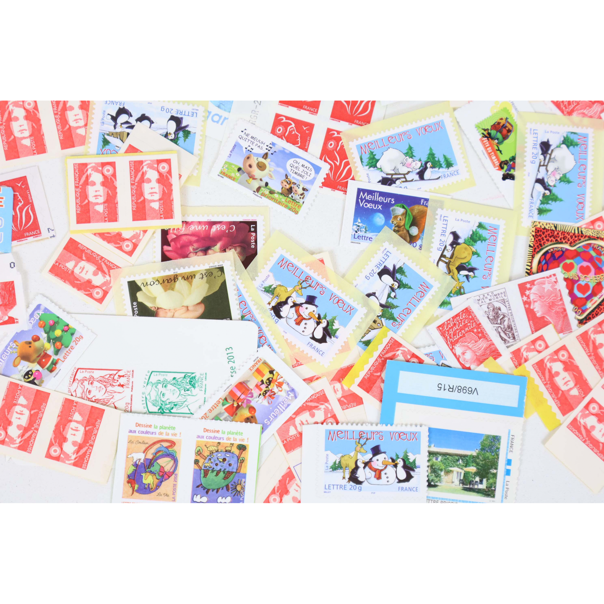 LOT DE 200 TIMBRES LETTRES 20G FRANCE A VALIDITÉ PERMANENTE, TVP POUR AFFRACNHIR