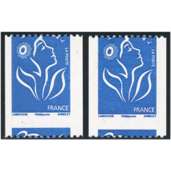 TIMBRES VARIÉTÉ MARIANNE PIQUAGE À CHEVAL N°4159c TIMBRES NEUF BELLE QUALITÉ
