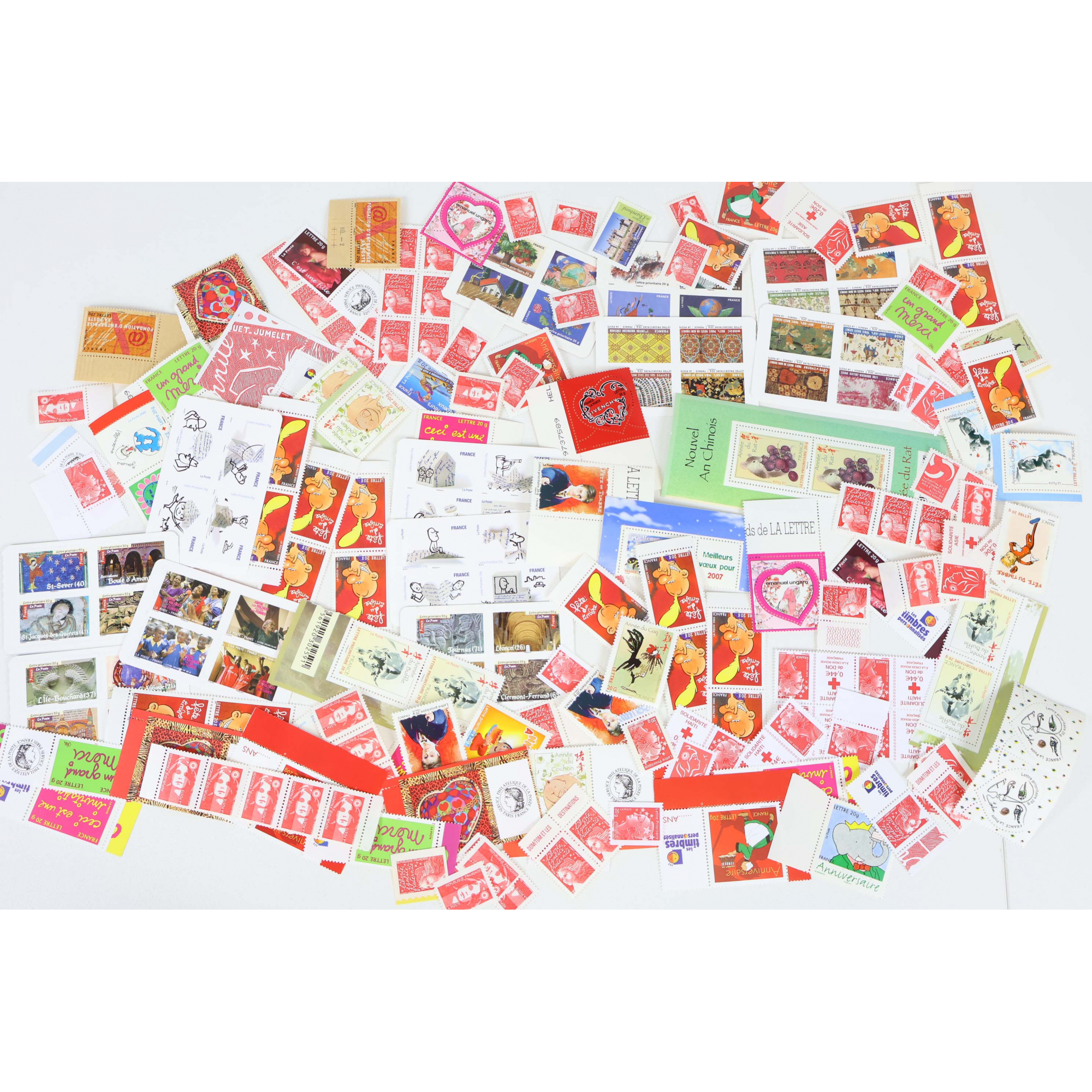 LOT DE 200 TIMBRES LETTRES 20G FRANCE A VALIDITÉ PERMANENTE, TVP POUR AFFRACNHIR
