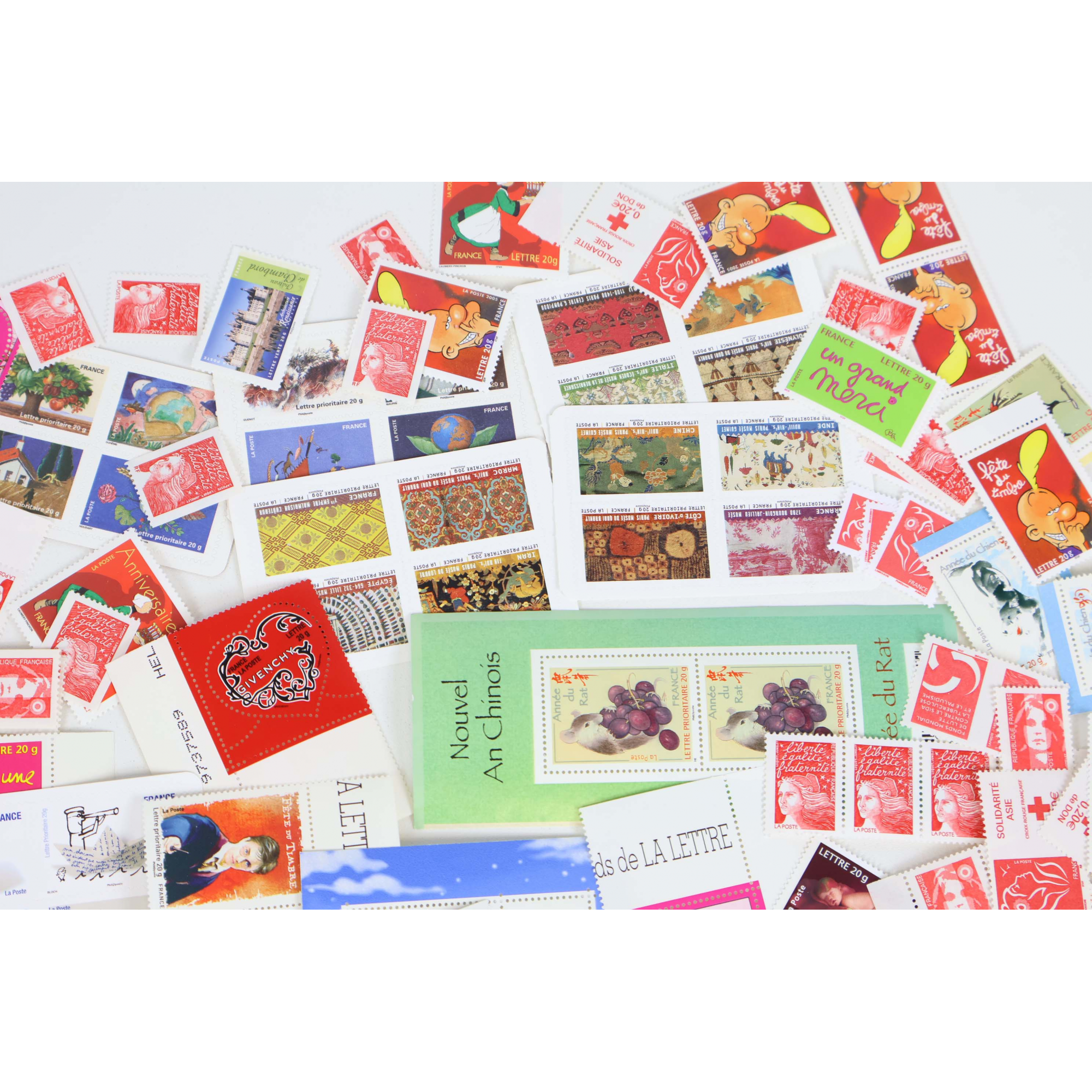 LOT DE 200 TIMBRES LETTRES 20G FRANCE A VALIDITÉ PERMANENTE, TVP POUR AFFRACNHIR