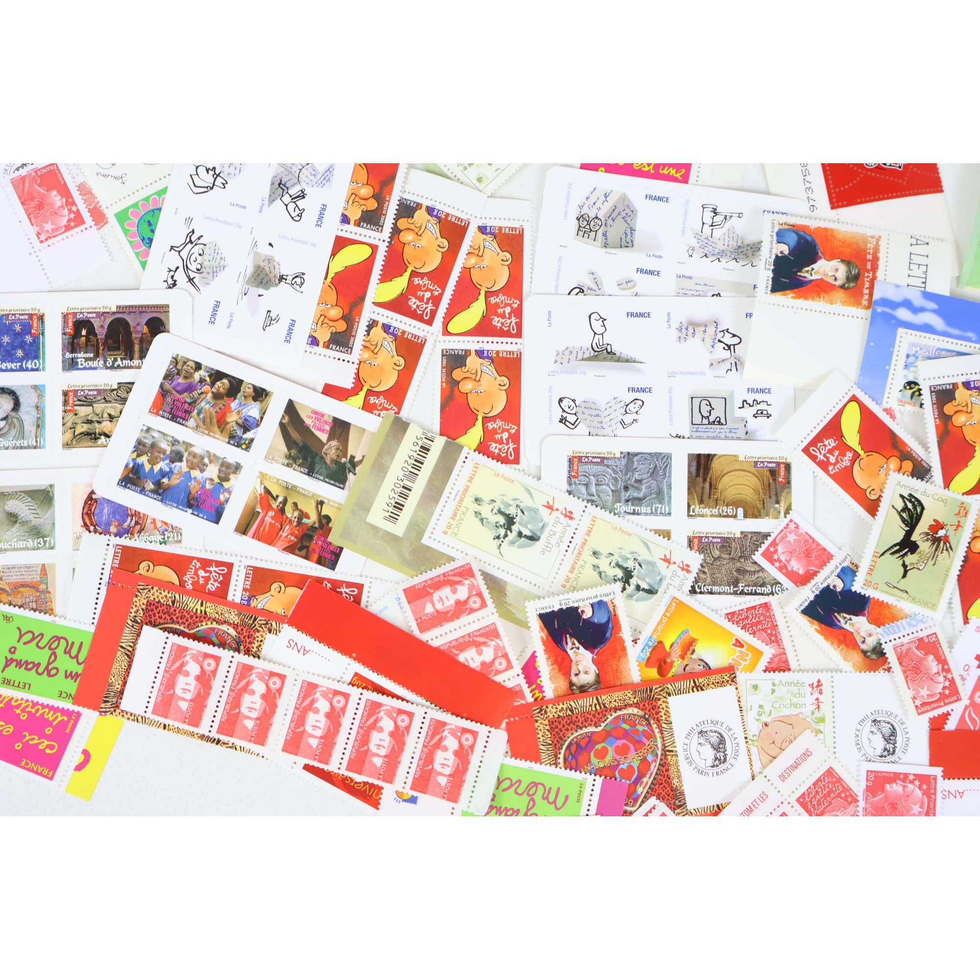LOT DE 200 TIMBRES LETTRES 20G FRANCE A VALIDITÉ PERMANENTE, TVP POUR AFFRACNHIR