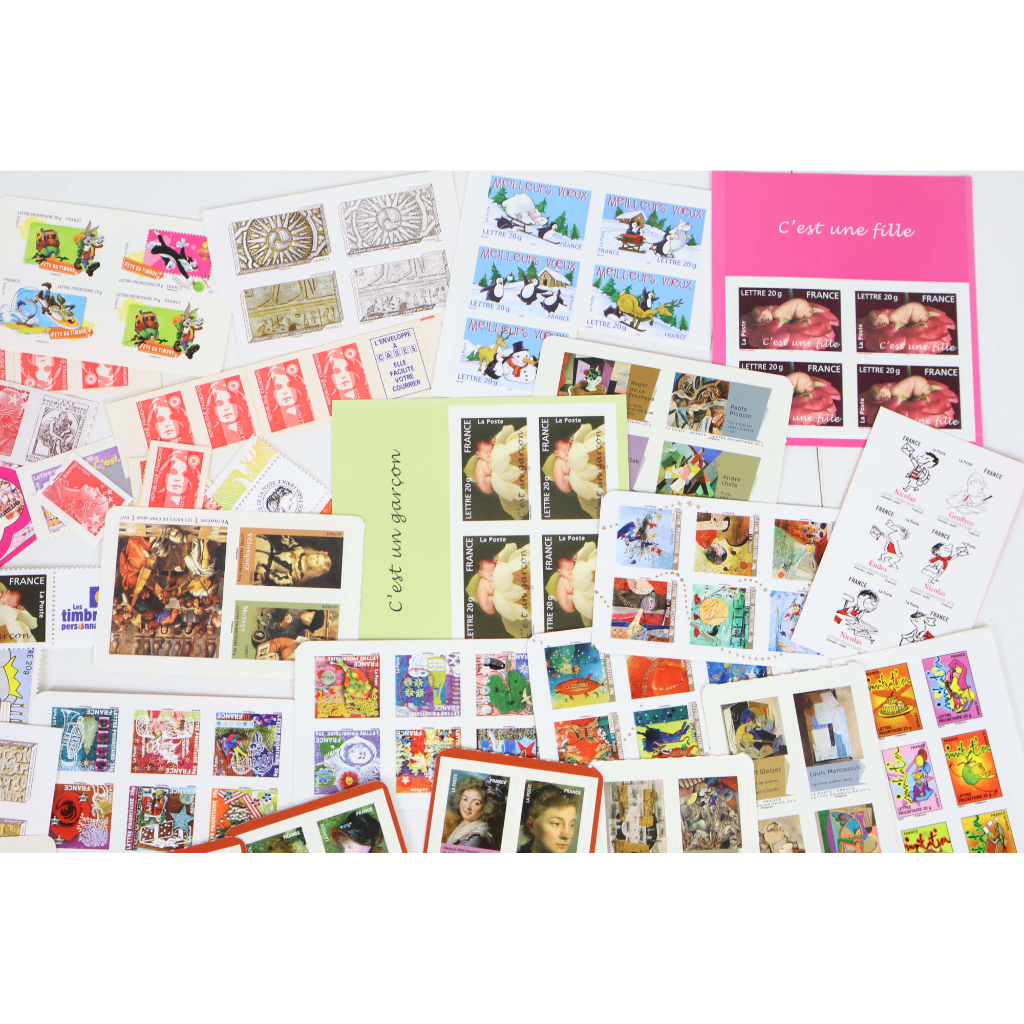 LOT DE 200 TIMBRES LETTRES 20G FRANCE A VALIDITÉ PERMANENTE, TVP POUR AFFRACNHIR