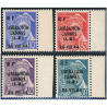 TIMBRES LIBÉRATION CANNES N°1 À 4 SÉRIE COMPLÈTE TIMBRES NEUFS** AVEC BDF