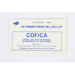 FRANCE CARNET ANCIEN N°1263-C3 TIMBRES NEUFS TYPE MARIANNE DE DESCARIS