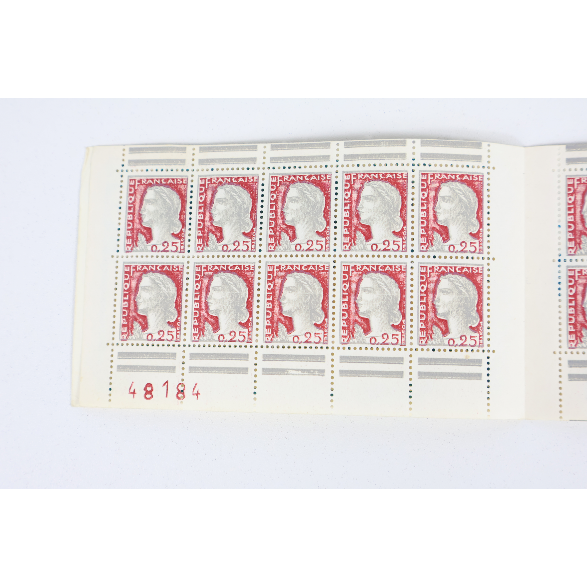 FRANCE CARNET ANCIEN N°1263-C3 TIMBRES NEUFS TYPE MARIANNE DE DESCARIS