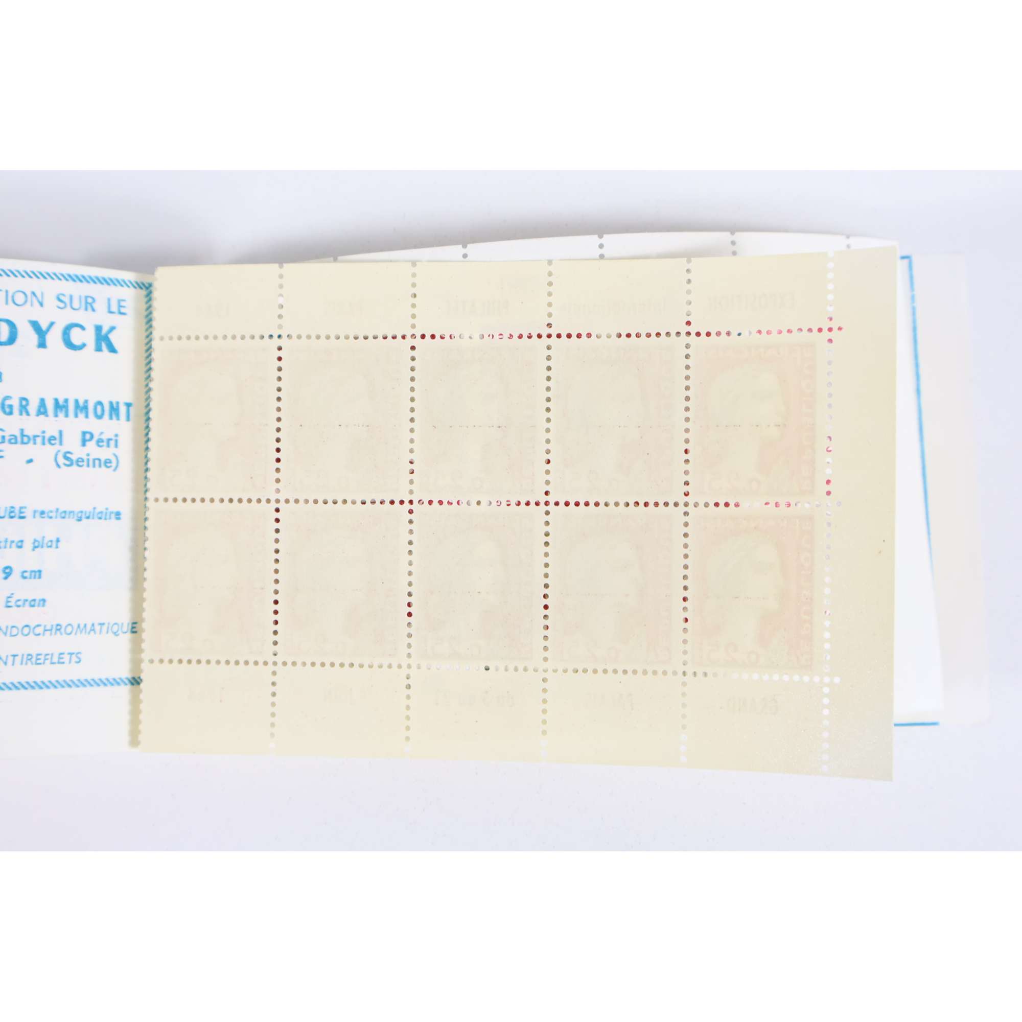 FRANCE CARNET ANCIEN N°1263-C3 TIMBRES NEUFS TYPE MARIANNE DE DESCARIS PHILATEC
