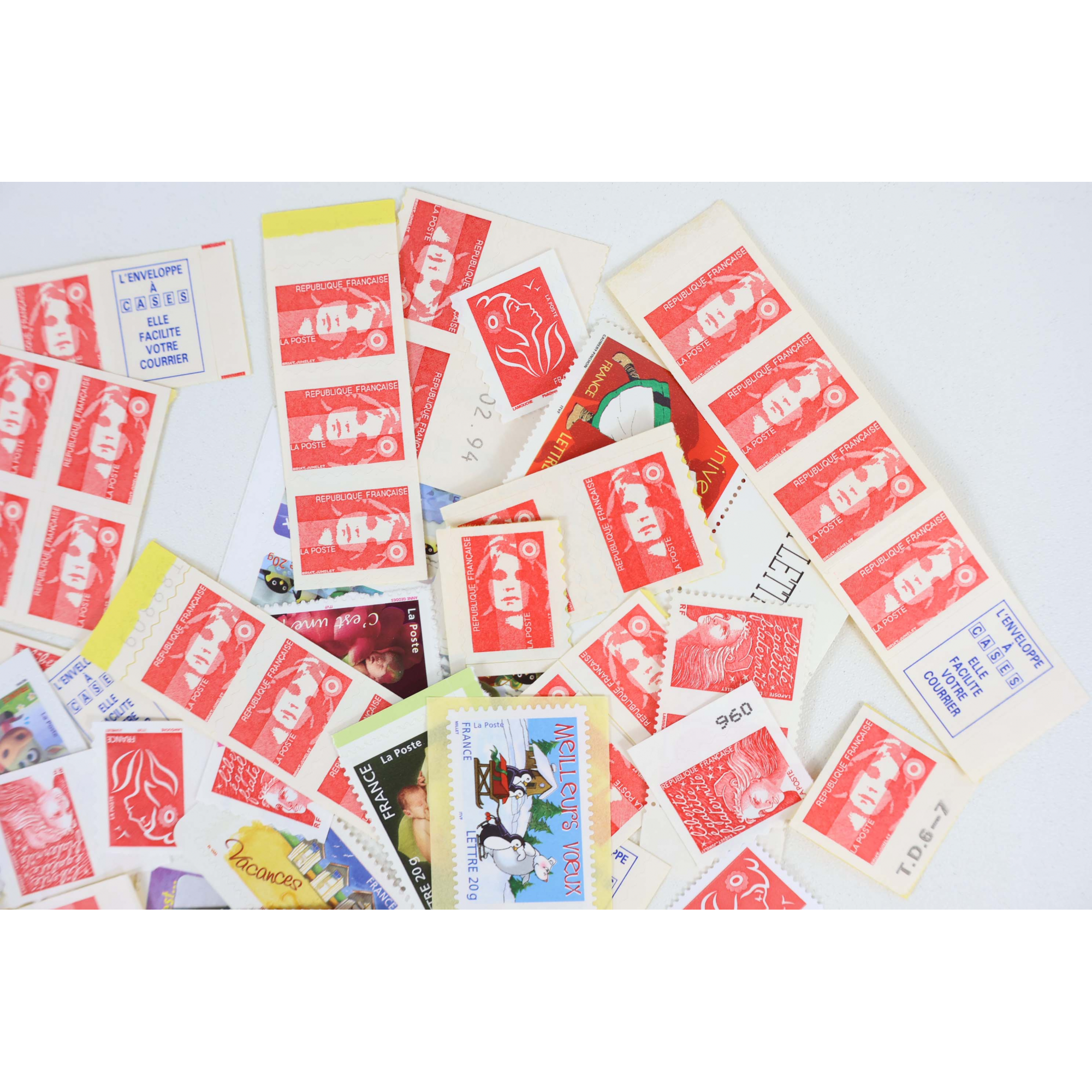 LOT DE 200 TIMBRES LETTRES 20G FRANCE À VALIDITÉ PERMANENTE, TVP POUR AFFRANCHIR