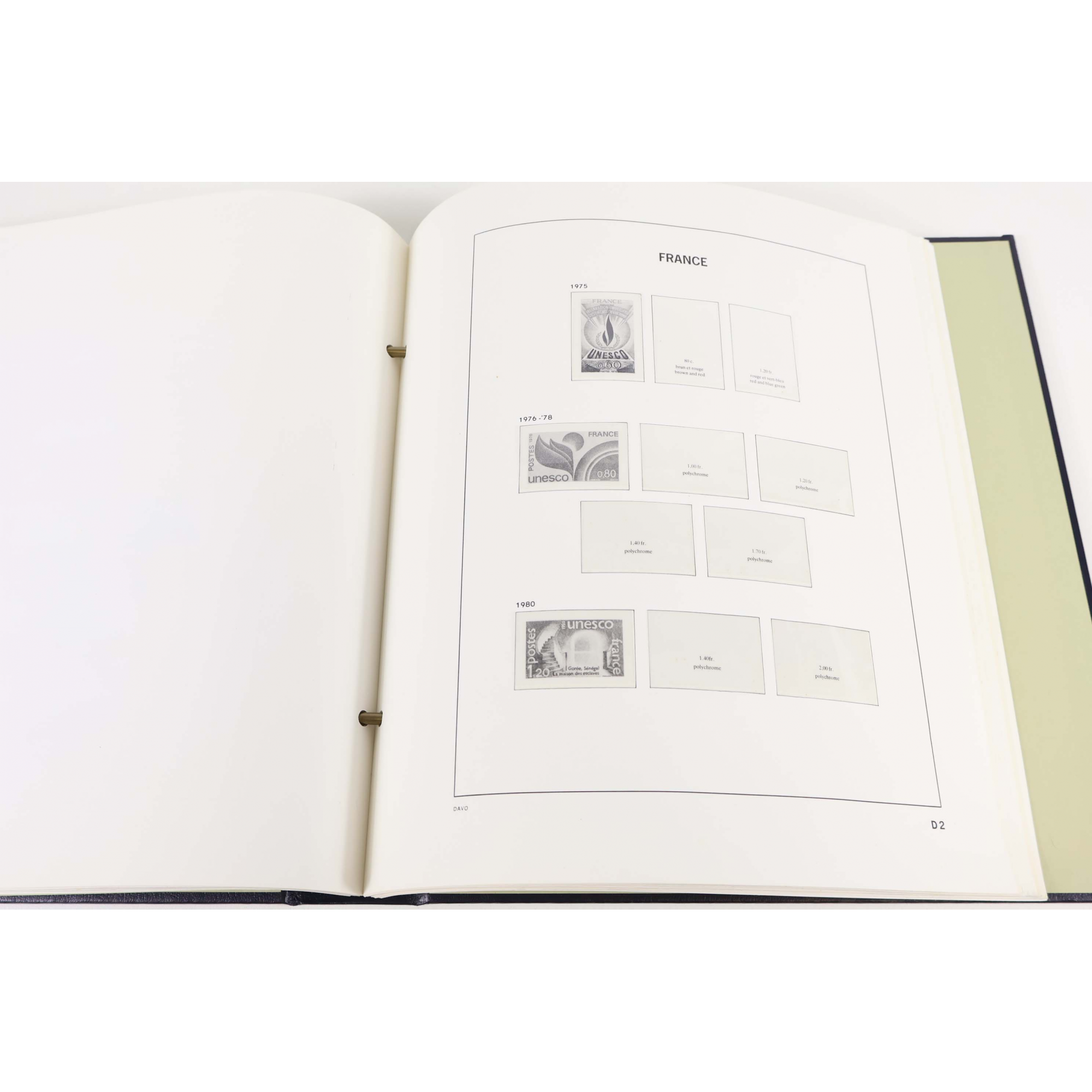 ALBUM DAVO POUR TIMBRES FRANCE 1988 À 1991 + PA/BLOCS/CARNETS/CNEP/SERVICE/PRÉO