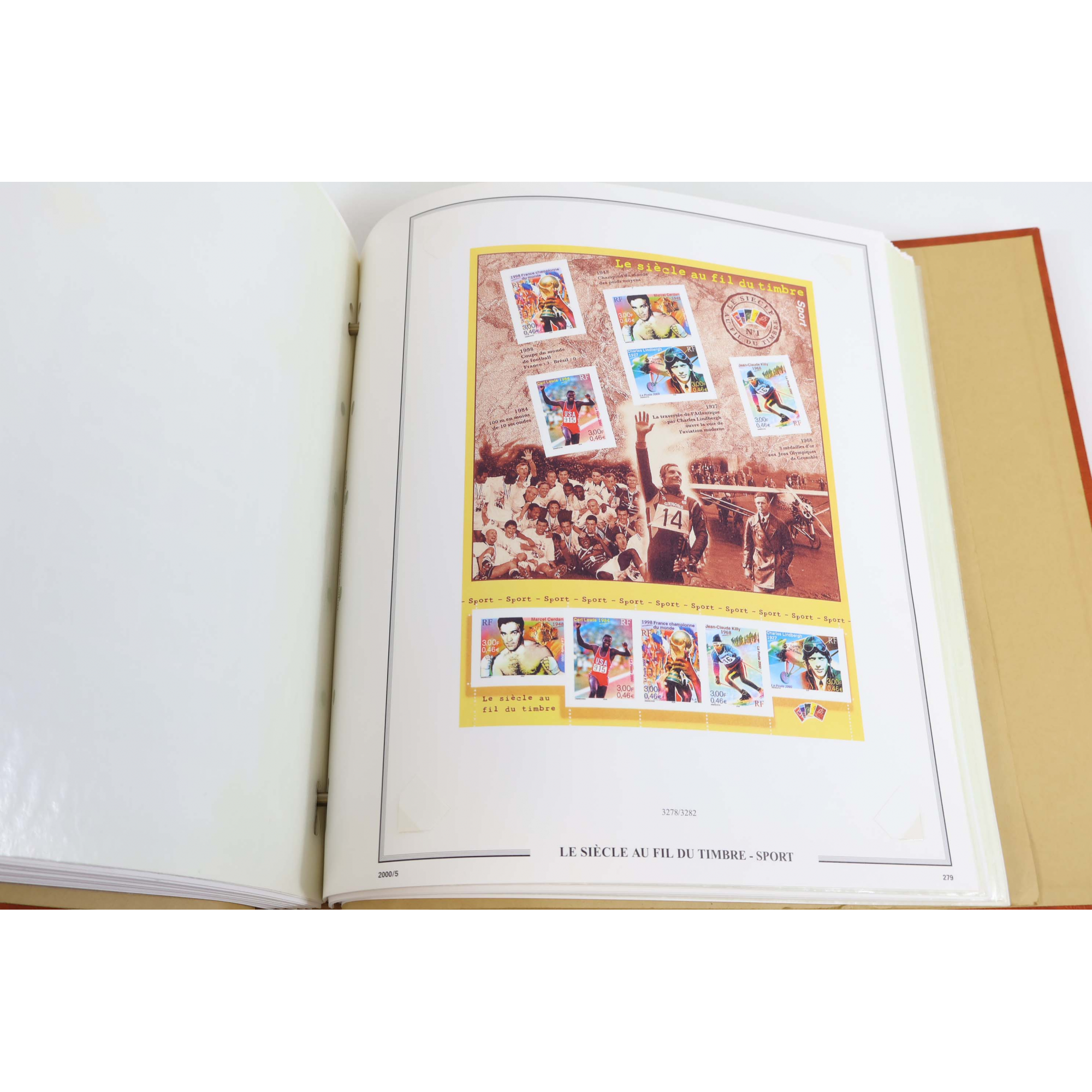 ALBUM CÉRÈS POUR RANGER UNE COLLECTION DE TIMBRES DE FRANCE DE 1993 À 2001