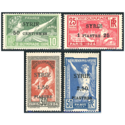 SYRIE COLONIES FRANCAISES SÉRIE COMPLÈTE N°122/125 TIMBRES NEUFS COTE 200€