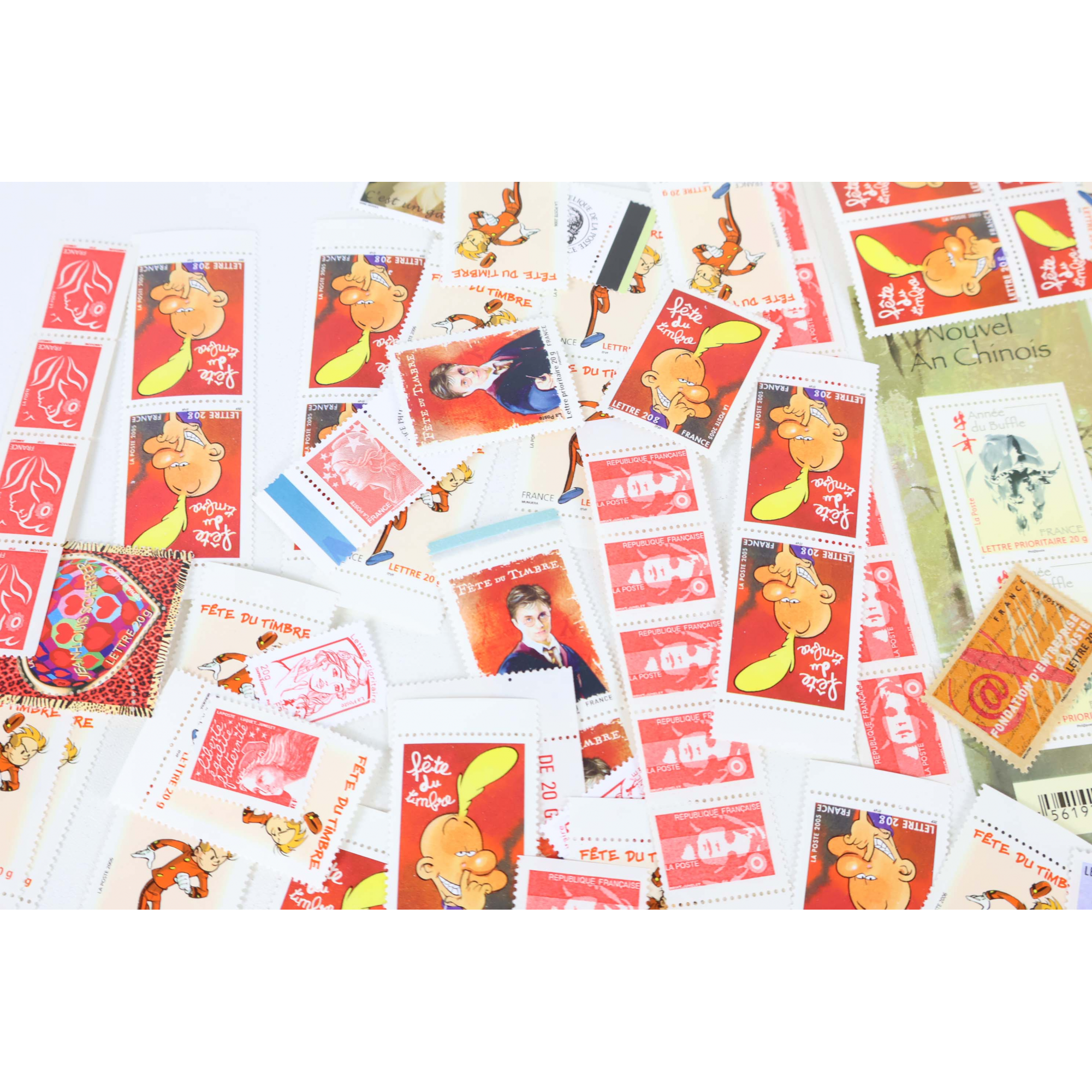 LOT DE 200 TIMBRES LETTRES 20G FRANCE À VALIDITÉ PERMANENTE, TVP POUR AFFRANCHIR