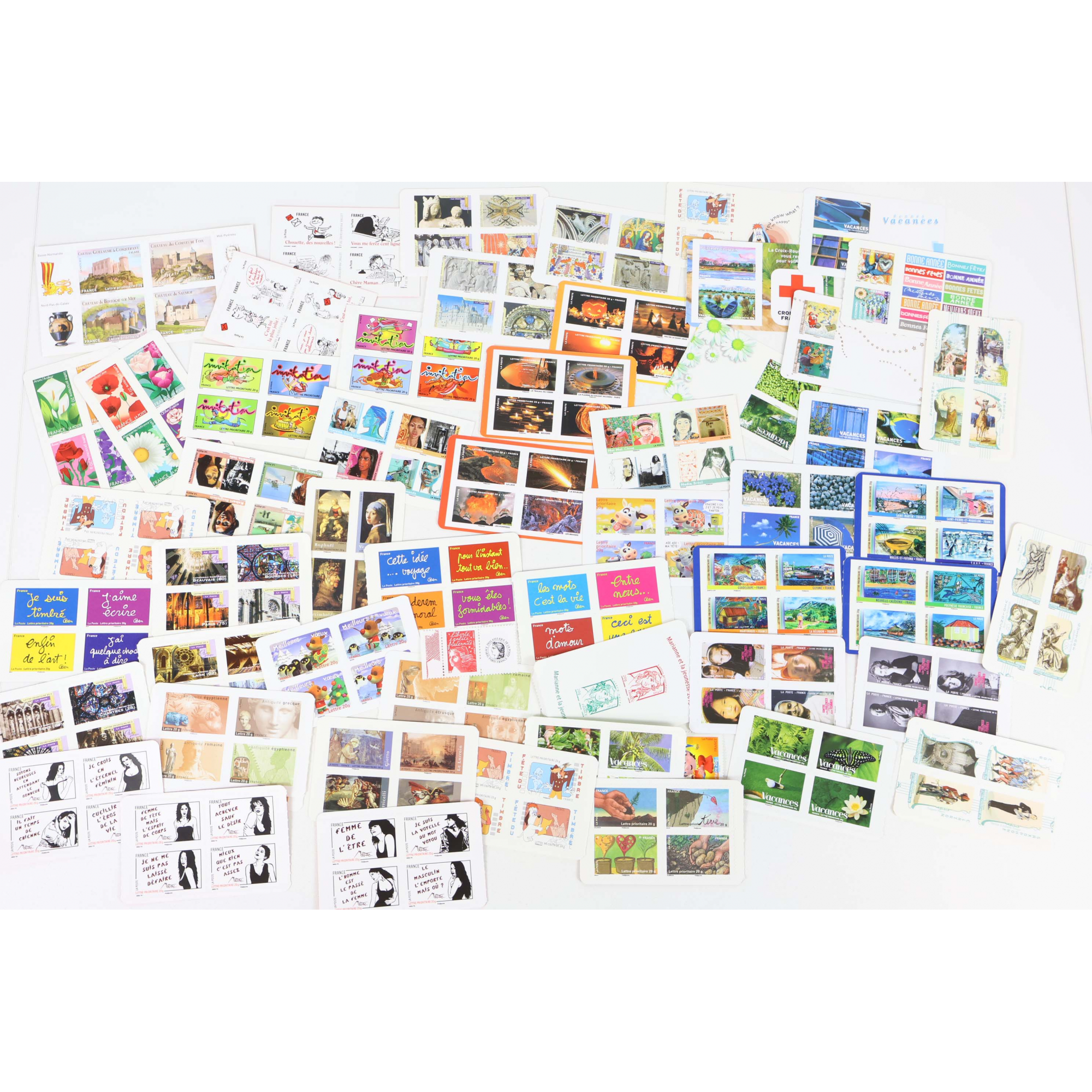 LOT DE 200 TIMBRES LETTRES 20G FRANCE À VALIDITÉ PERMANENTE, TVP POUR AFFRANCHIR