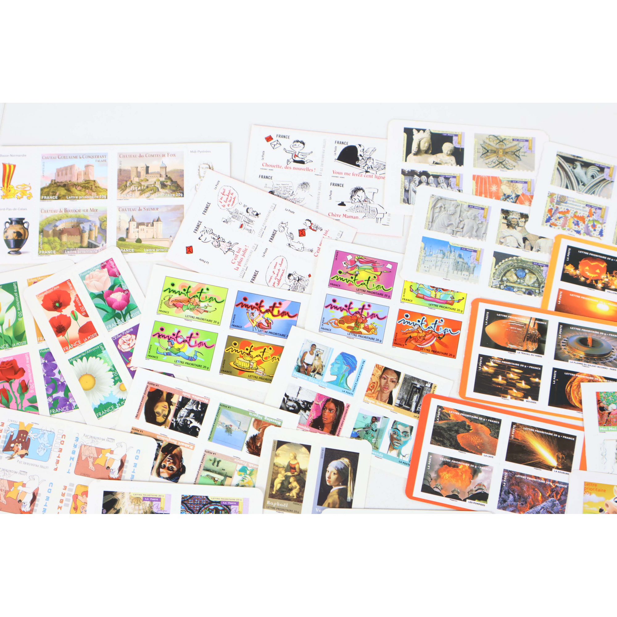 LOT DE 200 TIMBRES LETTRES 20G FRANCE À VALIDITÉ PERMANENTE, TVP POUR AFFRANCHIR