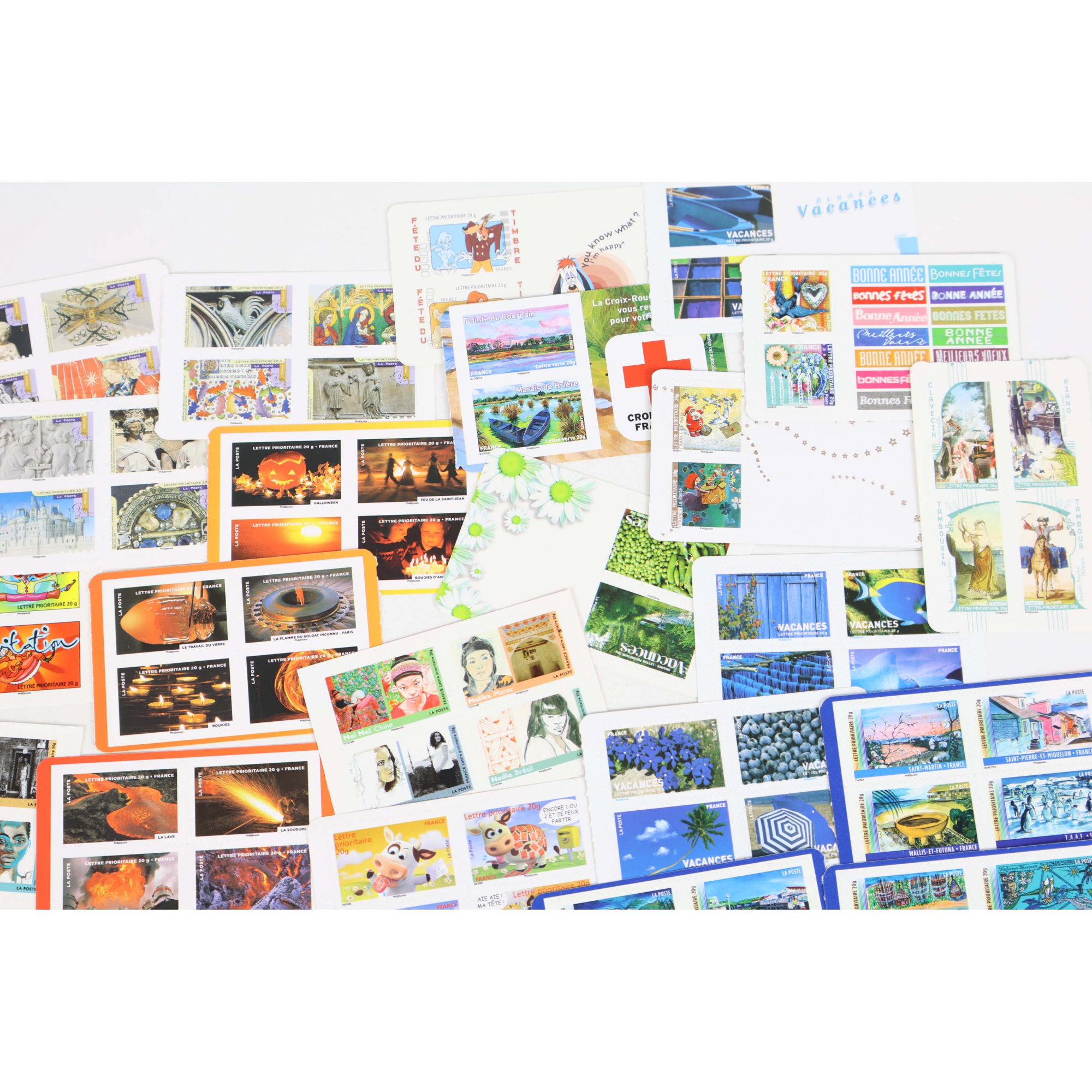 LOT DE 200 TIMBRES LETTRES 20G FRANCE À VALIDITÉ PERMANENTE, TVP POUR AFFRANCHIR
