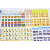 FRANCE LOT DE CARNETS EN EUROS TIMBRES NEUFS** AVEC BP D'AUTOADHESIFS FAC 227€