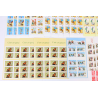 FRANCE LOT DE CARNETS EN EUROS TIMBRES NEUFS** AVEC BP D'AUTOADHESIFS FAC 227€