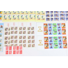 FRANCE LOT DE CARNETS EN EUROS TIMBRES NEUFS** AVEC BP D'AUTOADHESIFS FAC 227€
