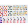 FRANCE LOT DE TIMBRES ET CARNETS EN FRANCS TIMBRES NEUFS** FACIALE 840FFr