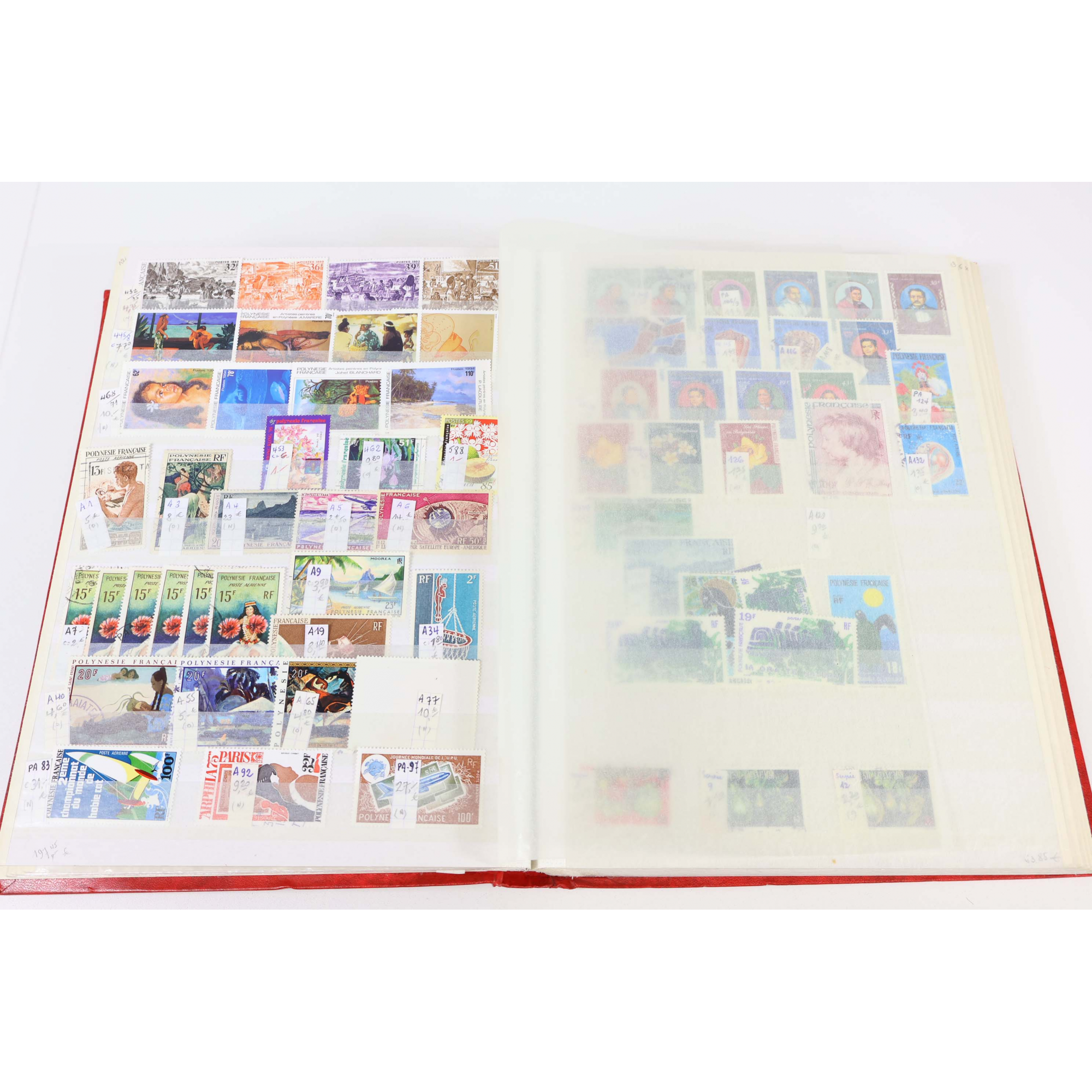 DOM-TOM STOCK DE TIMBRES NEUFS ET OBLITÉRÉS BELLE COTE SUPÉRIEURE À 4500€