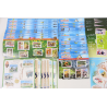 LOT 407 TIMBRES À 0.53 EUROS BLOCS AVEC DÉFAUTS POUR AFFRANCHIR FACIALE 215.71€