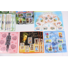 LOT 407 TIMBRES À 0.53 EUROS BLOCS AVEC DÉFAUTS POUR AFFRANCHIR FACIALE 215.71€