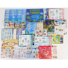 LOT TIMBRES ENTRE 0.54 ET 0.60 EUROS BLOCS AVEC DÉFAUTS POUR AFFRANCHIR VF 315€