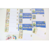 LOT 50 ENVELOPPES PRÉ AFFRANCHIES POUR LETTRES 20G FRANCE, AVEC TIMBRES A COLLER