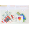 LOT 50 ENVELOPPES PRÉ AFFRANCHIES POUR LETTRES 20G FRANCE, AVEC TIMBRES A COLLER