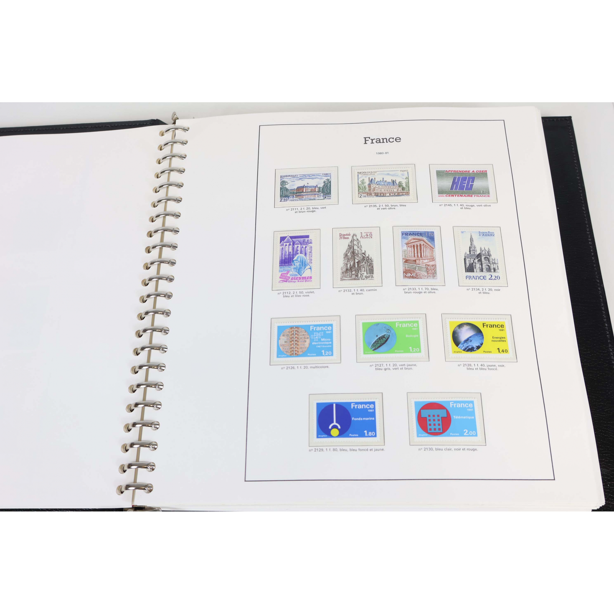 FRANCE COLLECTION COMPLETE DE 1979 A 1991 TIMBRES NEUFS** CLASSEUR YT FAC 2258Fr