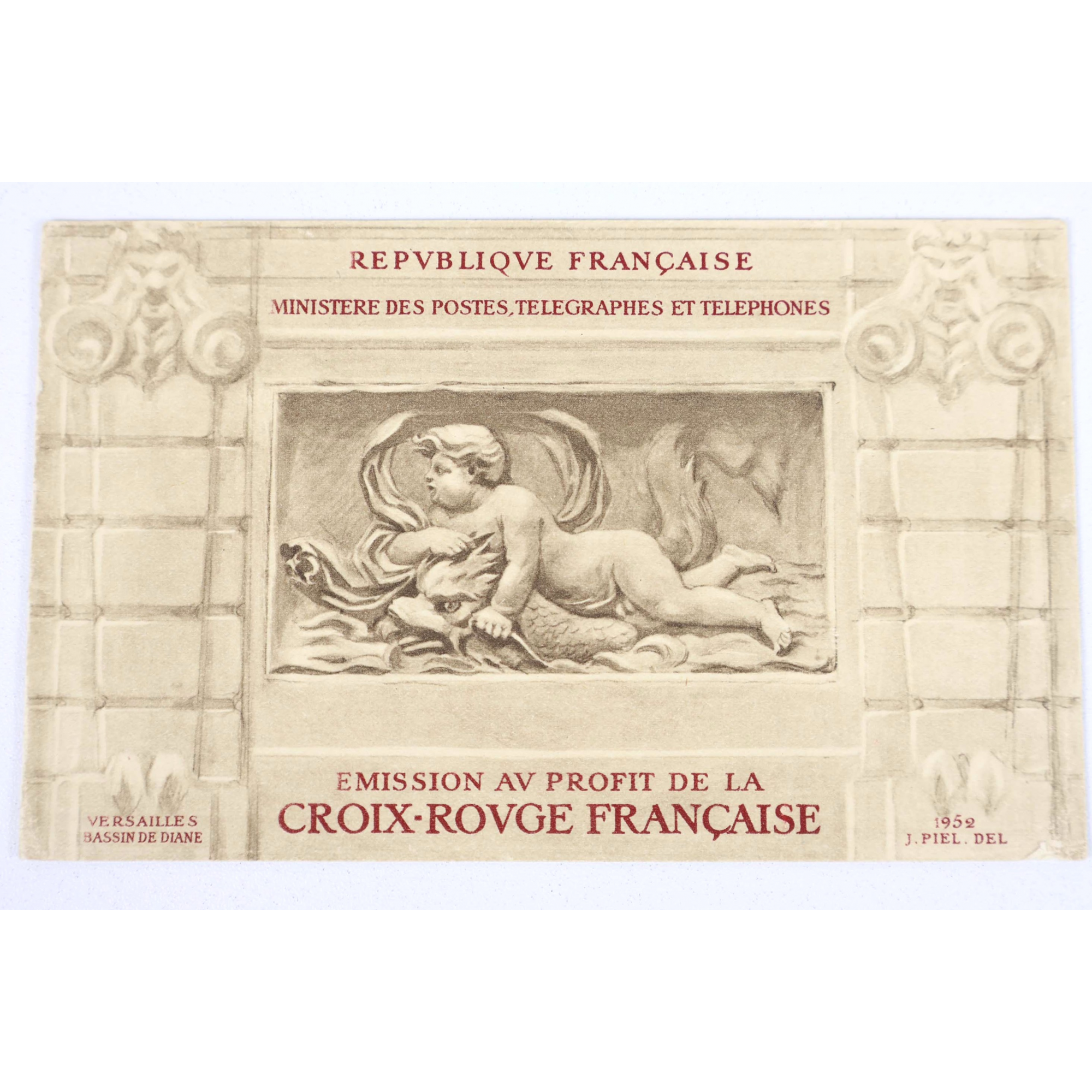 FRANCE CARNET CROIX-ROUGE DE 1952 TIMBRES NEUFS** EXCELLENTE QUALITE COTE 550€