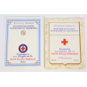 FRANCE CARNETS CROIX-ROUGE DE 1953 ET 1954 TIMBRES NEUFS** BELLE COTE 340€