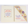 FRANCE CARNETS CROIX-ROUGE DE 1953 ET 1954 TIMBRES NEUFS** BELLE COTE 340€