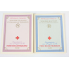 FRANCE COLLECTION DE CARNETS CROIX-ROUGE DE 1956 ET 1963 TIMBRES NEUFS**