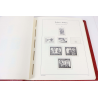 CLASSEUR HAUT DE GAMME LEUCHTTURM POUR UNE COLLECTION ANDORRE FR DE 1931 A 2024