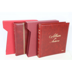 2 CLASSEURS HAUT DE GAMME FILABO POUR COLLECTION ANDORRE ESPAGNOL 1928 A 2019
