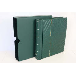 CLASSEUR HAUT DE GAMME LEUCHTTURM POUR UNE COLLECTION POLYNÉSIE FR 1958 A 1999