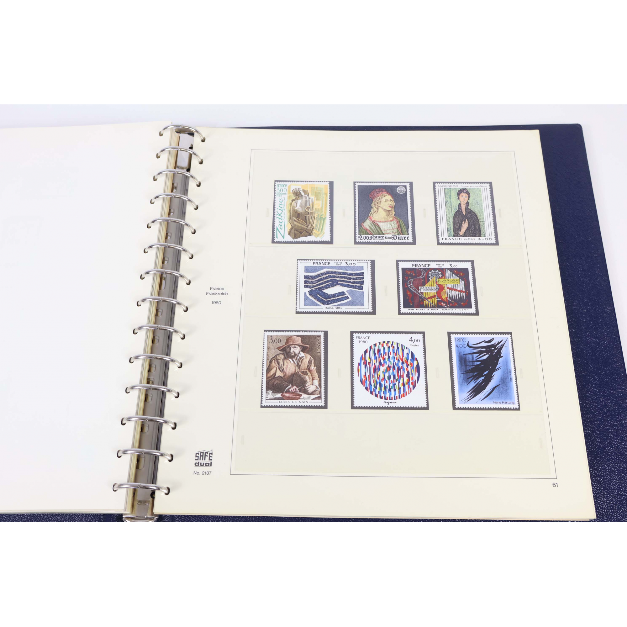FRANCE COLLECTION QUASI COMPLÈTE DE 1977 À 1982 CLASSEUR TIMBRES NEUFS** SAFE