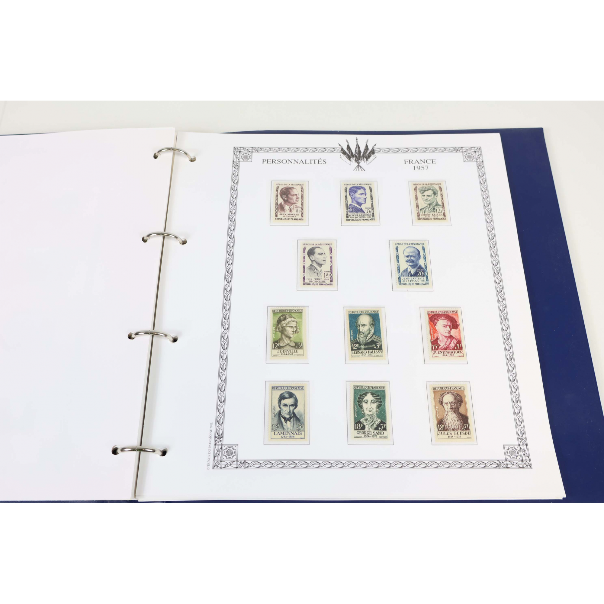 FRANCE ANNÉES COMPLÈTES 1956 À 1959 + 1942 + 1951 TIMBRES NEUFS AVEC ALMANACH