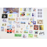 FRANCE ANNÉE 2018 LOT DE BLOCS-FEUILLETS ET TIMBRES-POSTE NEUFS** FACIALE 71€