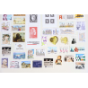 FRANCE ANNÉE 2019 LOT DE BLOCS-FEUILLETS ET TIMBRES-POSTE NEUFS** FACIALE 60€