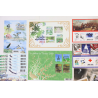 LOT BLOCS-FEUILLETS TIMBRES EUROS AVEC DÉFAUTS POUR AFFRANCHIR FACIALE 403.71€